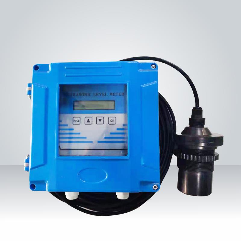 超声波明渠流量计工业便携式巴歇尔槽流量计河渠排污流量计邮
