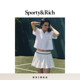 Sporty&Rich Tennis系列SRC女士夏季 学院风简约休闲百褶裙半身裙