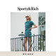 Sports系列女士撞色条纹半身裙 British 明星同款 Sporty&Rich