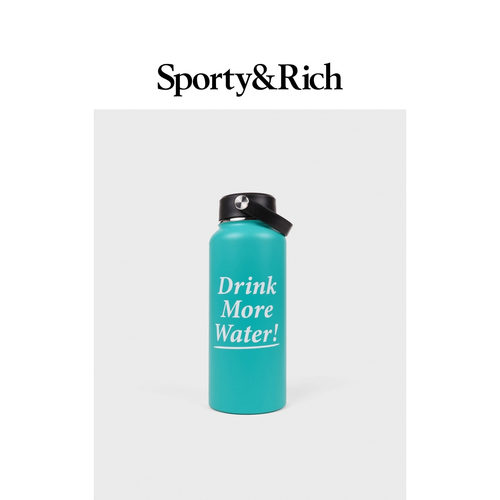 [春夏新品]Sporty&Rich 男女同款时尚休闲运动便携大容量水杯