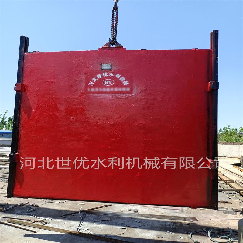 平面拱形铸铁闸门检修闸门启闭机丝杆闸门法兰式铸铁闸门拍门