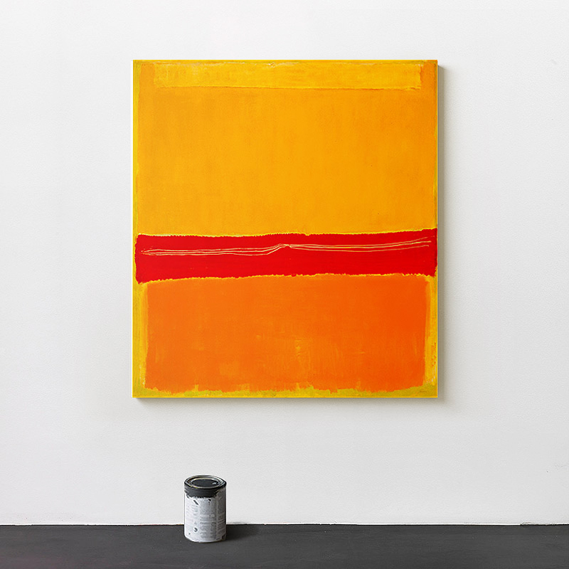 罗斯科大幅抽象装饰画工作室走廊C壁画客厅沙发背景墙画酒吧挂画图片