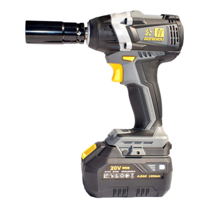 公有无刷电动扳手充电式锂电冲击扳架子工F电板 汽修风炮LCW777-9