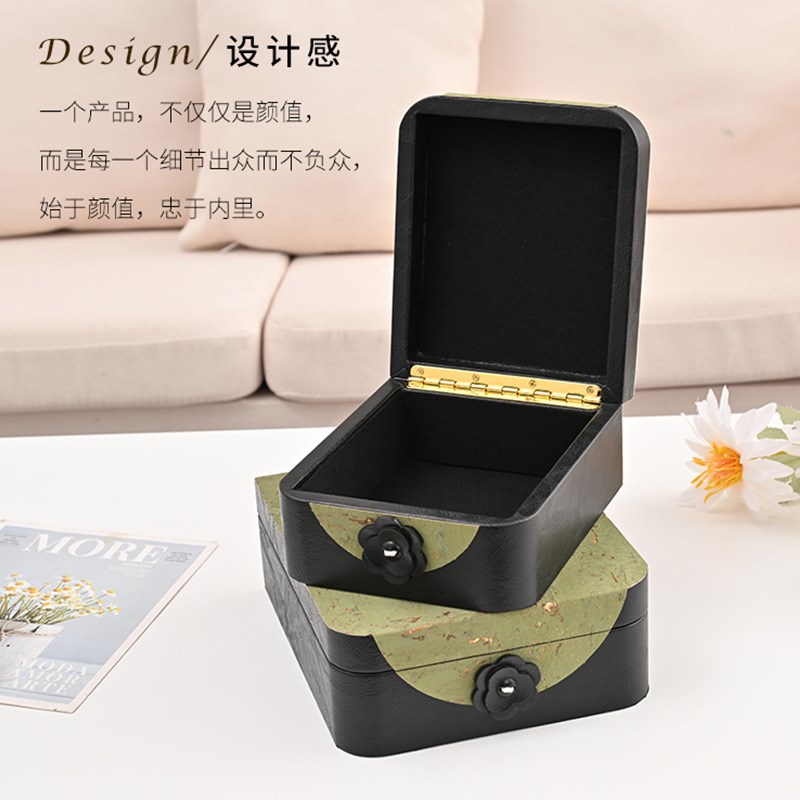 新中式民宿酒店大堂墙柜储物柜原木风展示柜摆件装饰品高级感软装