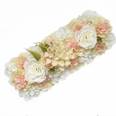 Wedding Simulation Floor Row Flowers Silk Flower Decoration