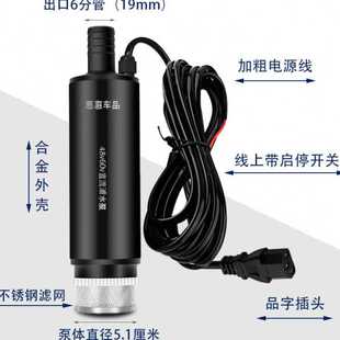 直流抽水泵浇水浇菜12v24v48v60v农用船用电动抽水机电车抽水器