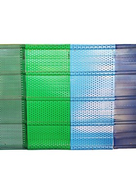 防风抑尘网 镀锌冲孔板小五峰彩钢瓦隔音板沙石料场煤场挡风围挡