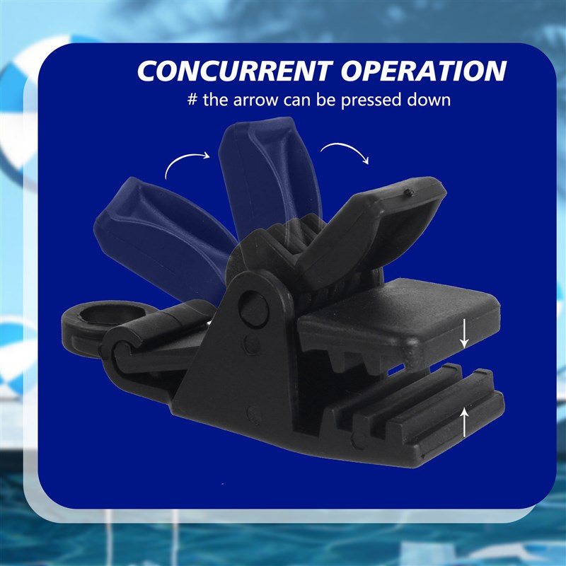 2024跨境新款户外野营帐篷天幕防风固定绳子夹子配件用品泳池收膜