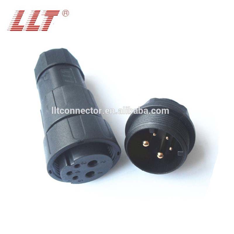 供应现货LLT-M29-2P+3P防水连接器  电流+信号防水接头 UL/CE认证