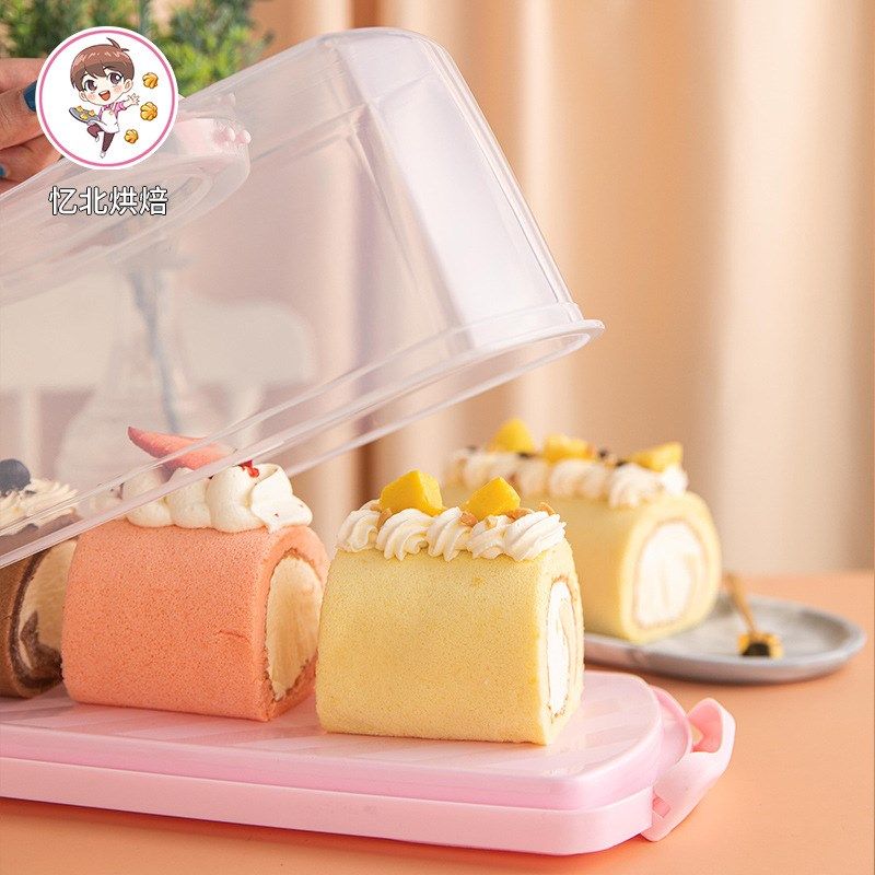 厂家蛋糕盒重复使用 蛋糕卷打包盒吐司面包盒手提 塑料蛋糕盒子包,包装,糖果包装,淘宝优惠券,粉丝福利购,淘宝优惠卷