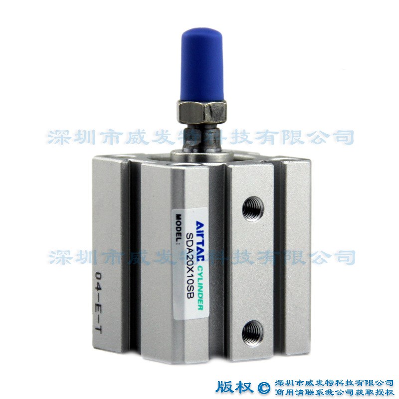 亚德客SDA20*10-SB SDA20X10SB 薄型气缸 原装