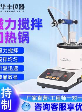 巩义华丰智能数显磁力搅拌加热锅ZNCL-GS磁力搅拌器恒温水油浴锅