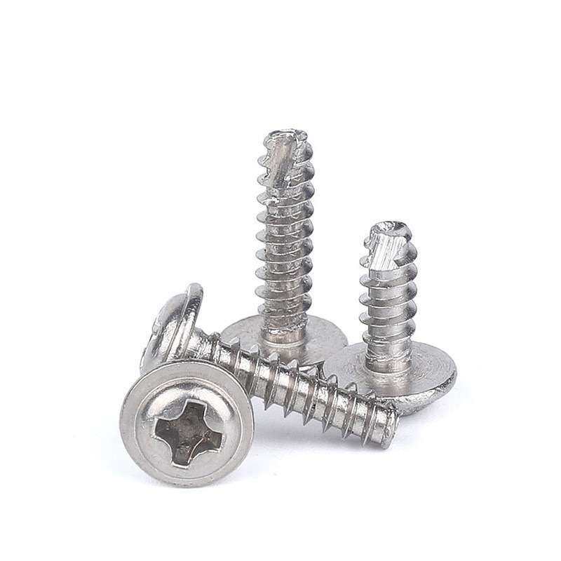 304不锈钢十字带垫自攻螺丝盘头自攻钉圆头带介螺丝割尾自攻丝PWT,农机/农具/农膜,割灌机/割草机/油锯,淘宝优惠券,粉丝福利购,淘宝优惠卷