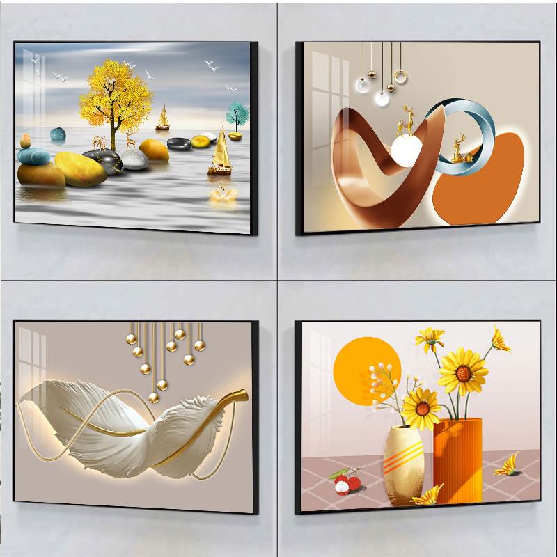 新疆包邮卧室床头装饰画现代简约客厅主卧房间壁画酒店宾馆玄关横