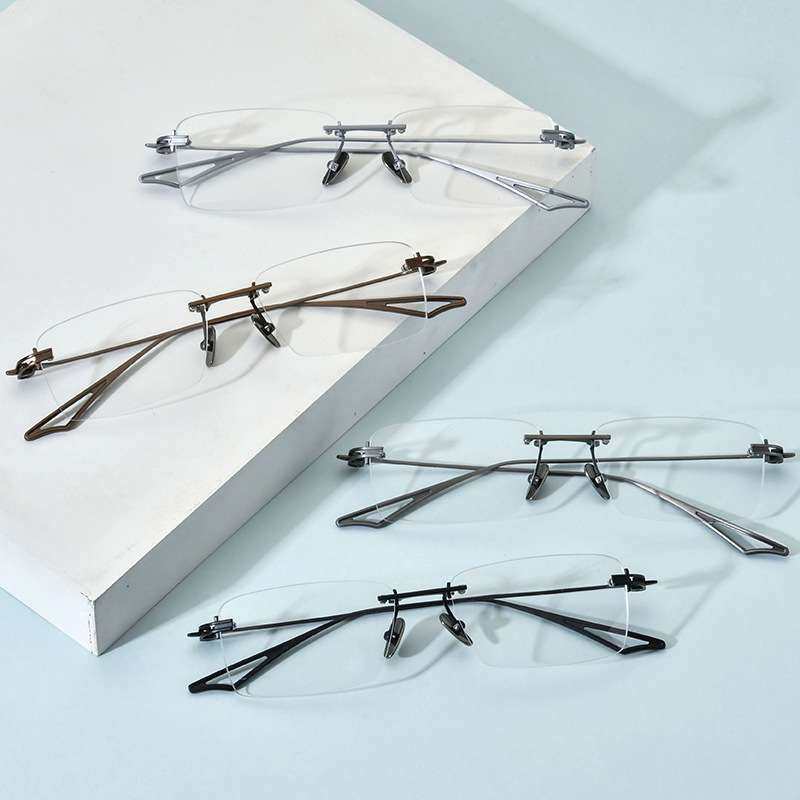无螺丝无框方形商务眼镜架男超轻纯钛金属光学近视眼镜框男士深圳,农机/农具/农膜,割灌机/割草机/油锯,淘宝优惠券,粉丝福利购,淘宝优惠卷