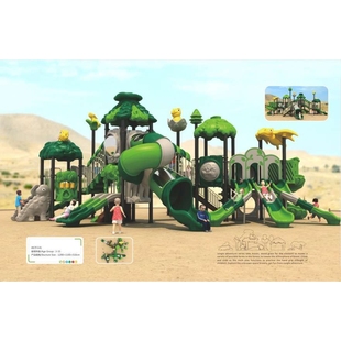 儿童攀爬架小区公园游乐设备室外幼儿园塑料大型户外滑梯秋千组合