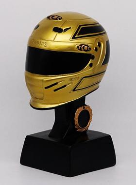 万源欣儿童平衡车奖杯奖牌赛车卡丁车树脂工艺品系列奖品头盔奖杯