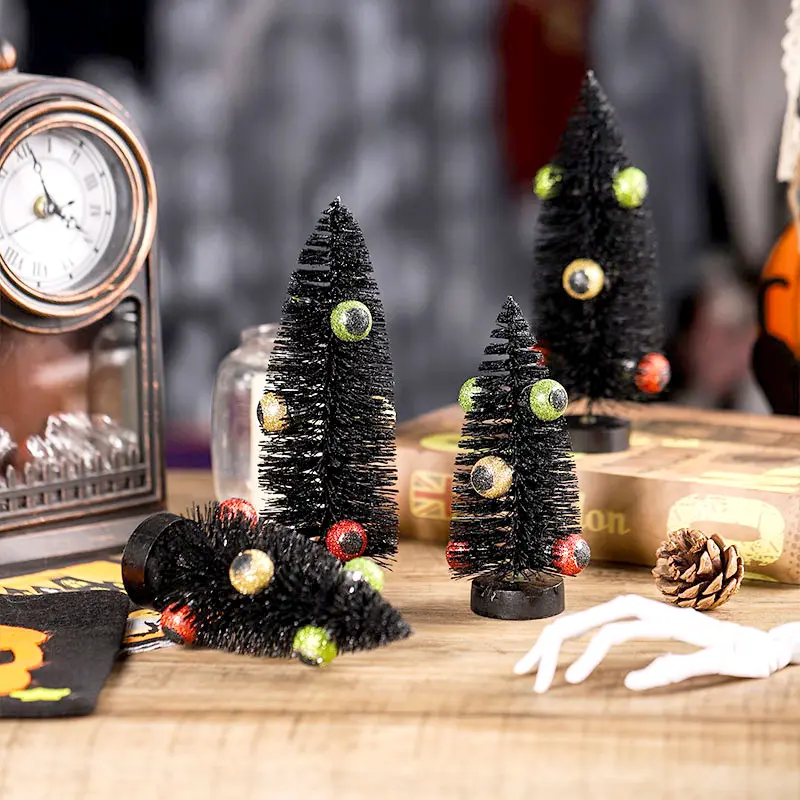 新品 万圣节装饰品 恐怖眼珠装饰树 鬼节桌面派对摆件