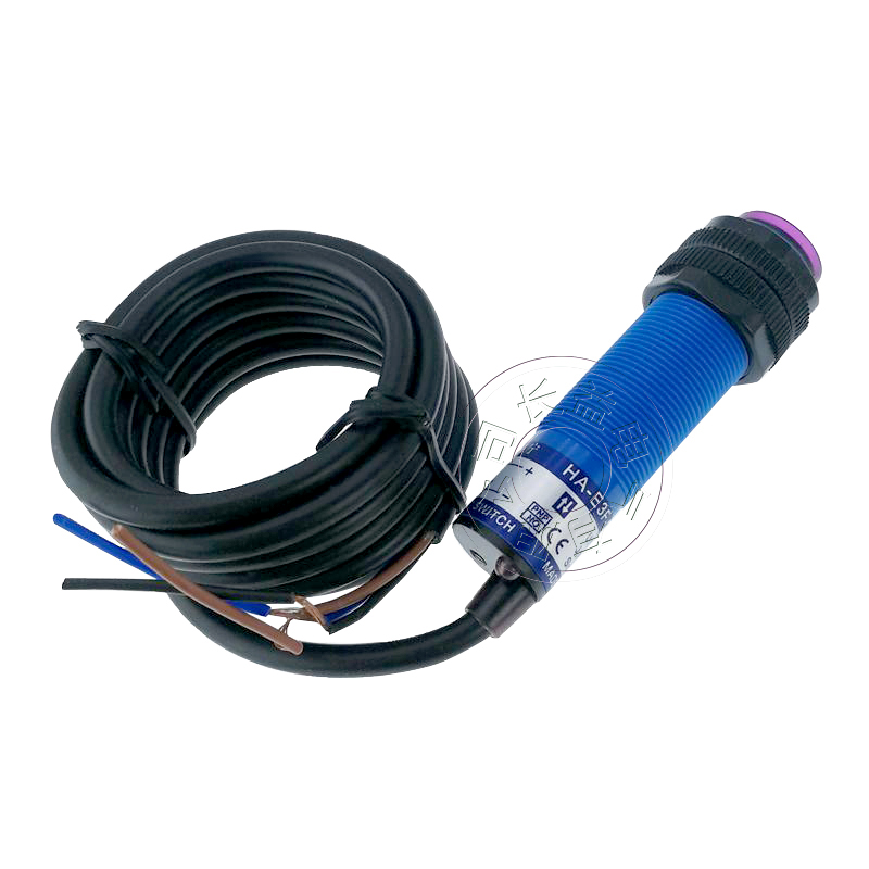M18圆柱形光电开关感测器HA-E3F-DS30C1 DS10C1 C2O C4 A B1 B2 B