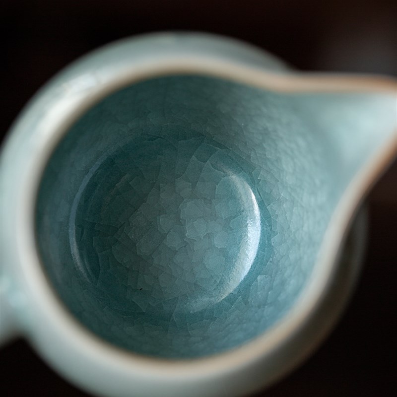 如岛冰片汝窑博览会杯单茶海家用茶漏功夫茶具简S易茶隔板陶瓷配