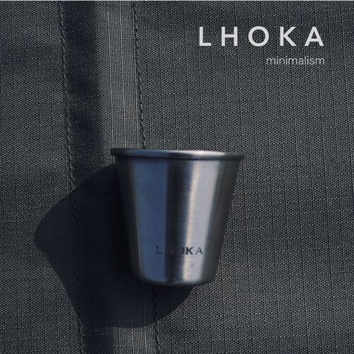 LHOKA 户外便携不锈钢小酒杯威士忌whiskey shoUt露营轻量烈酒杯