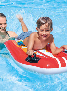 42046儿童冲浪板 水上充气浮排打水板游泳学习戏水浮板