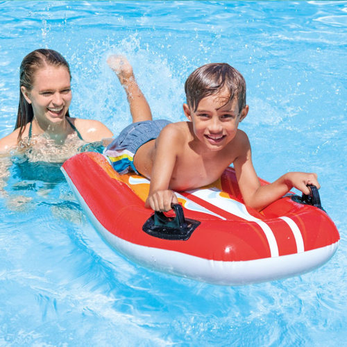 42046儿童冲浪板 水上充气浮排打水板游泳学习戏水浮板