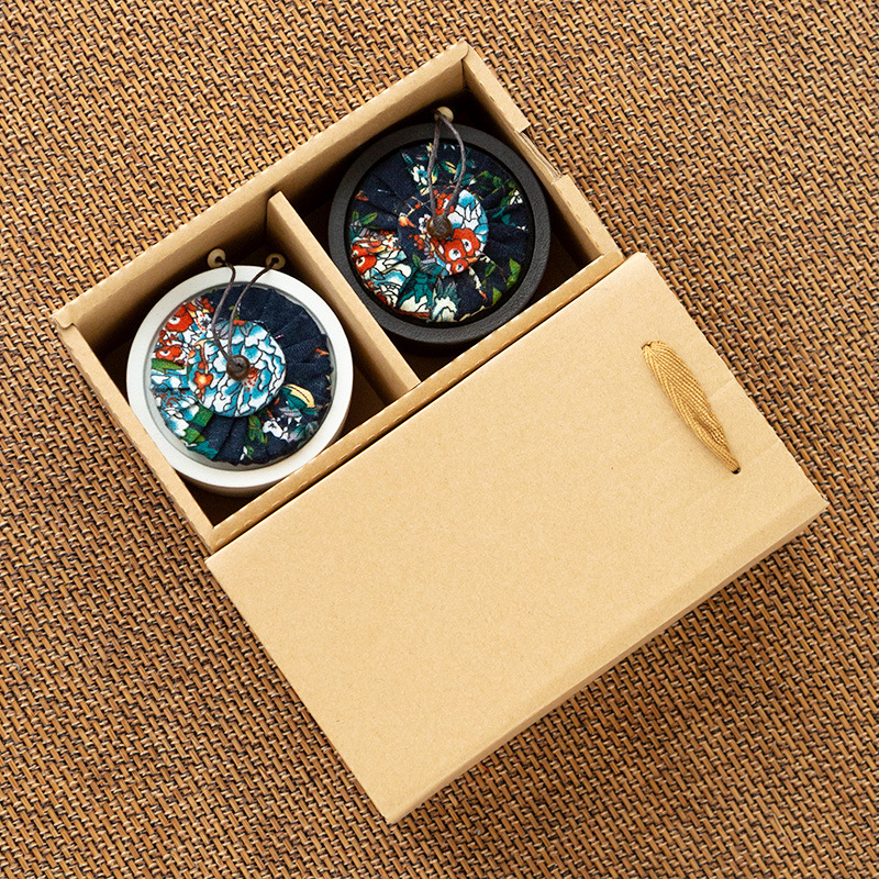 粗陶茶叶罐复古手工窑变日式软木塞密封普洱陶瓷大小号储物罐