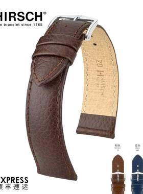 海奕施哑光牛皮真皮快拆手表带男女适用欧米茄帝舵浪琴智能表腕带