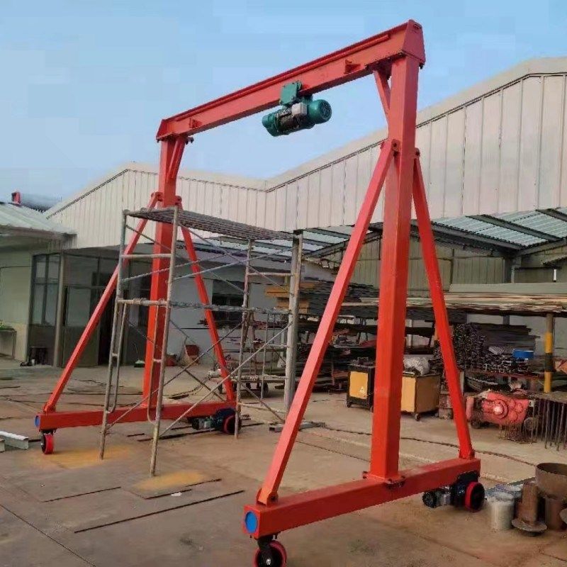 龙门架电动无轨万向移动龙门吊架工业吊装3t5吨8吨可升降式龙门吊