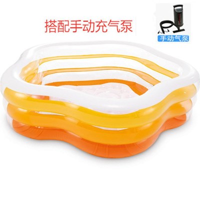 家用海洋球池儿童乐园小型室内充气游泳池玩水池戏水池游乐场设备