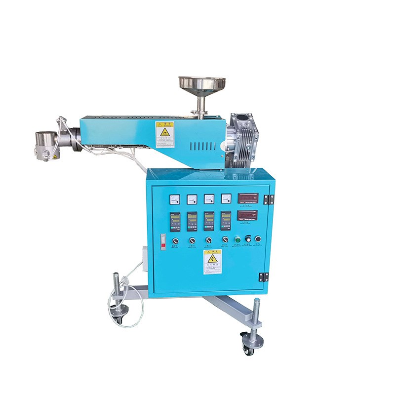实验室用PP拉条造粒机 供应单螺杆挤出机小型PE塑料造粒机生产线
