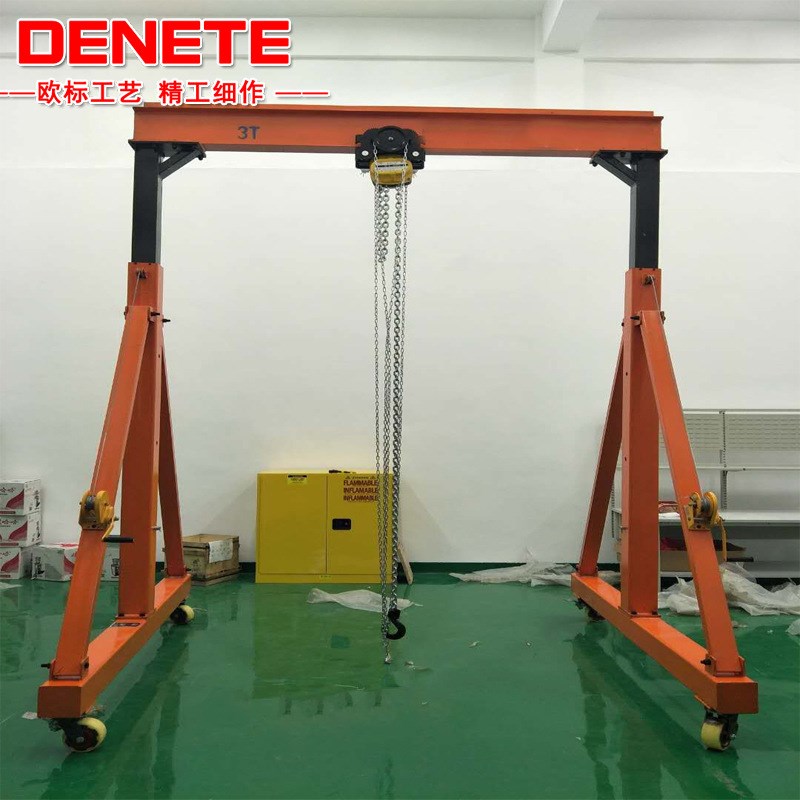 厂家直供简易电动葫芦龙门架5T单梁起重机 移动式龙门吊