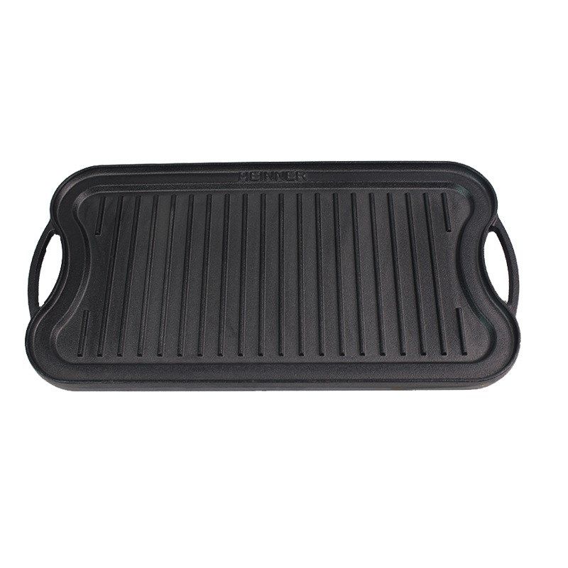 盘铁板烧加厚长方形双面铁板烤盘模具铸铁烤板大煎盘家用户外烧烤,厨房/烹饪用具,煎锅/平底锅,淘宝优惠券,粉丝福利购,淘宝优惠卷
