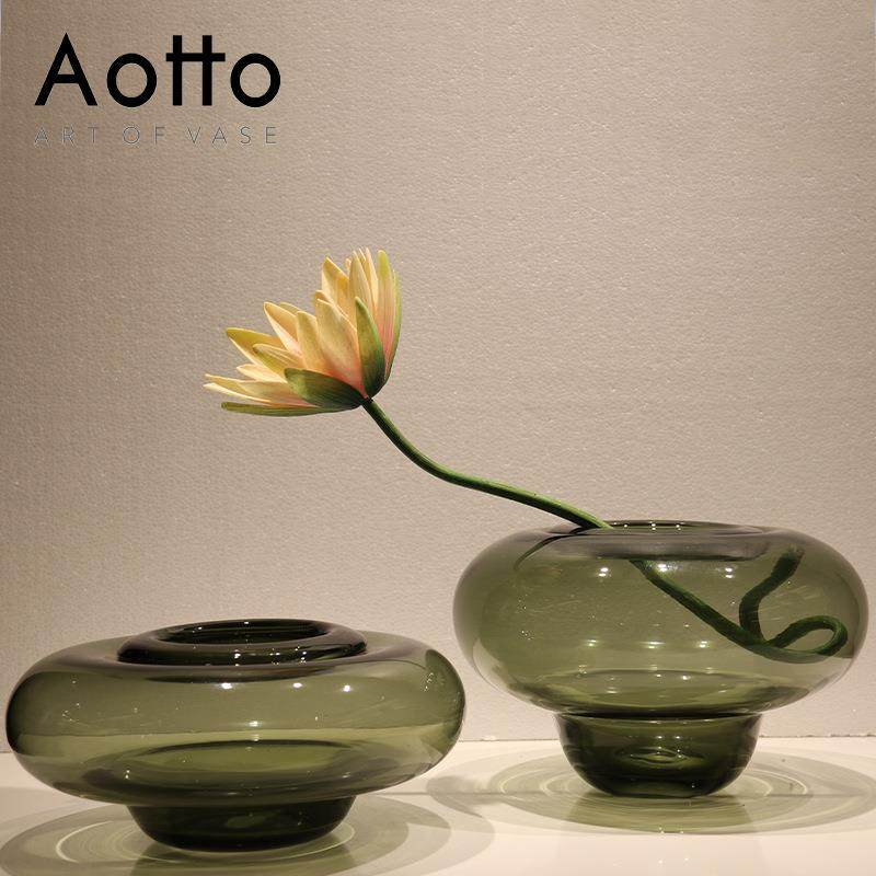 创意北欧风玻璃花瓶葫芦形设计感简约客厅样板间摆件水培插花器,纺织面料/辅料/配套,纺织机械配件,淘宝优惠券,粉丝福利购,淘宝优惠卷