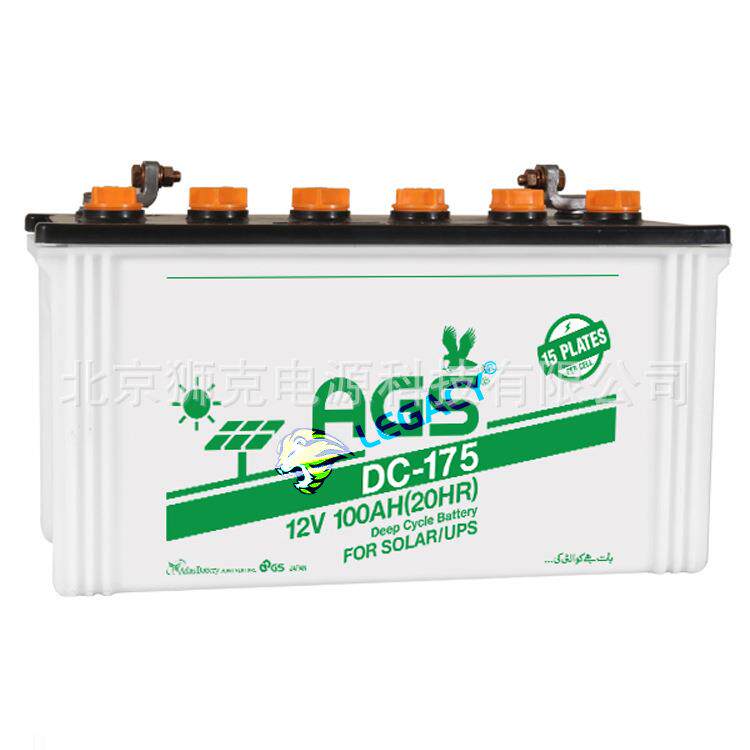 ATLAS蓄电池DC-175加水AGS电池12V100AH