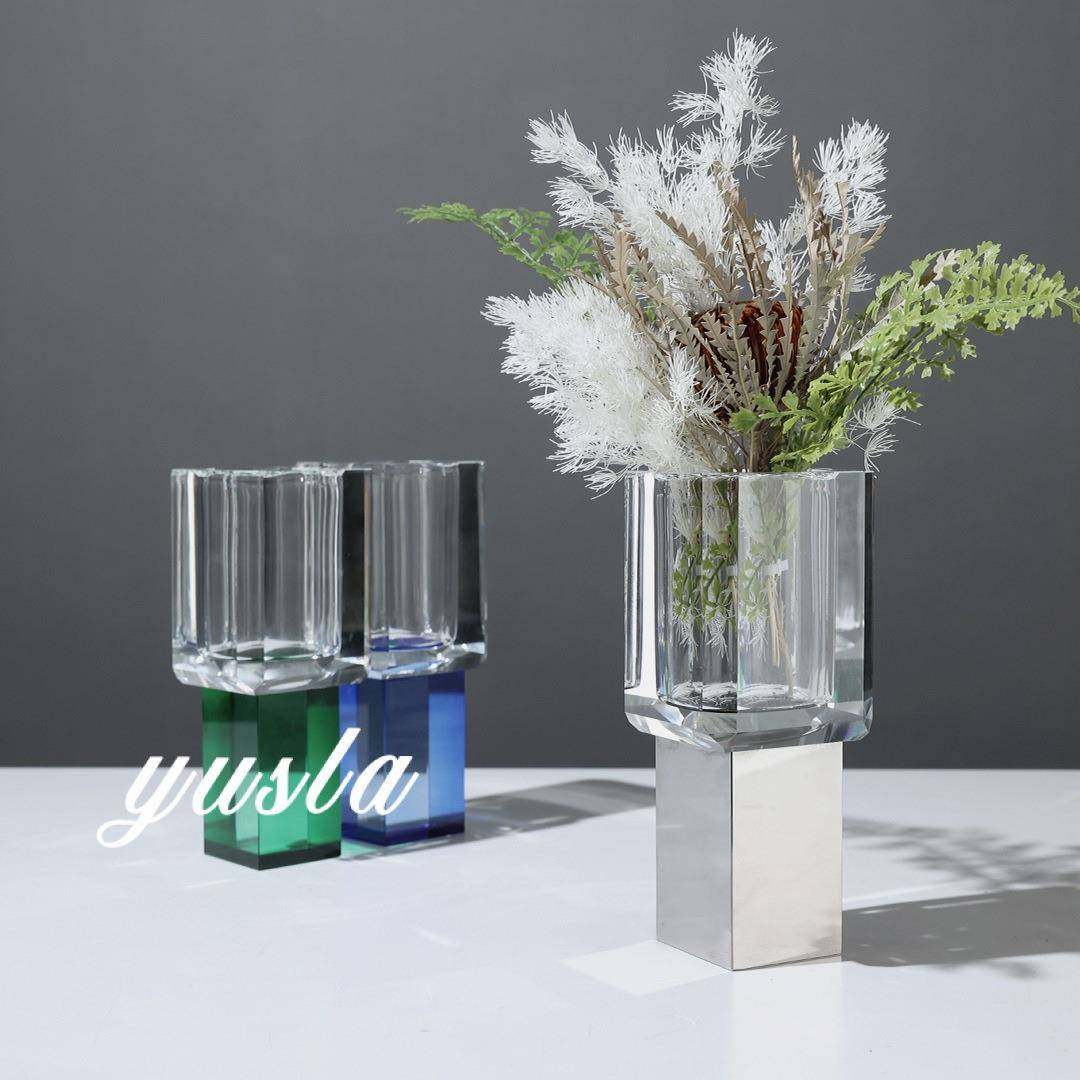 简约玻璃客厅茶几柜插干花瓶餐厅别墅样板间桌面花器摆件软装饰品,纺织面料/辅料/配套,纺织机械配件,淘宝优惠券,粉丝福利购,淘宝优惠卷