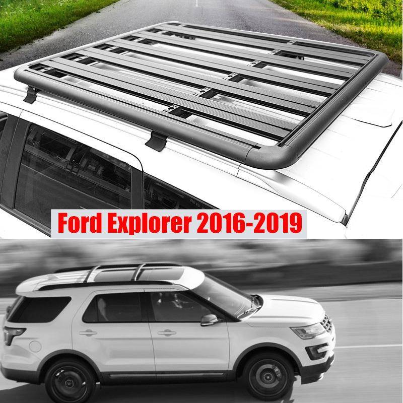适用于16-19款福特探险者FordExplore车顶行李架车顶拓展平台框