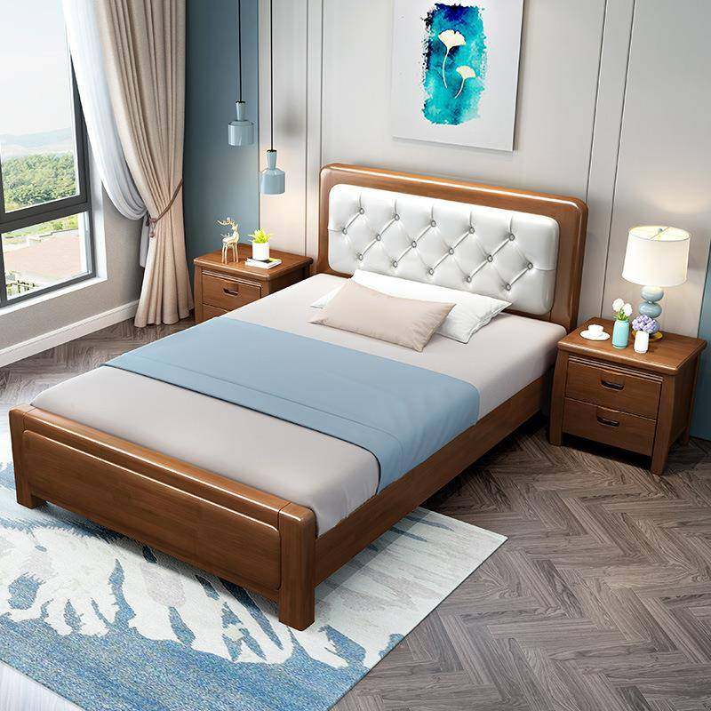 实木软靠包床1米小户型1.2简约现代单双人男女孩儿童1.5m木头储物,纺织面料/辅料/配套,纺织机械配件,淘宝优惠券,粉丝福利购,淘宝优惠卷