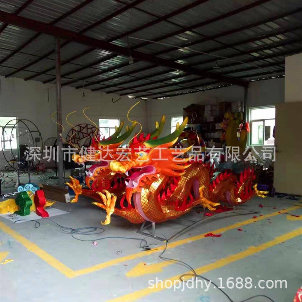 龙灯大型灯会户外灯展龙灯水果灯笼牛年生肖花灯春节装饰