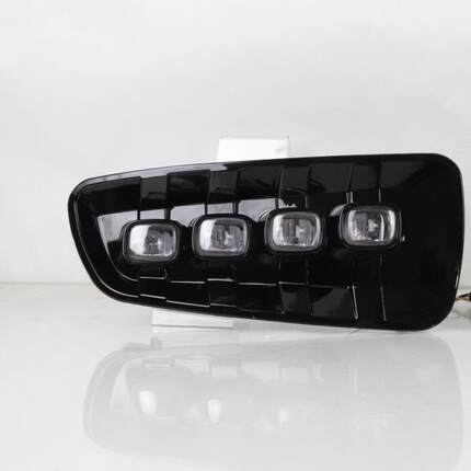 适用09-14款福特猛禽F150日行灯雾灯改装LED转向黄光前杠雾灯总成