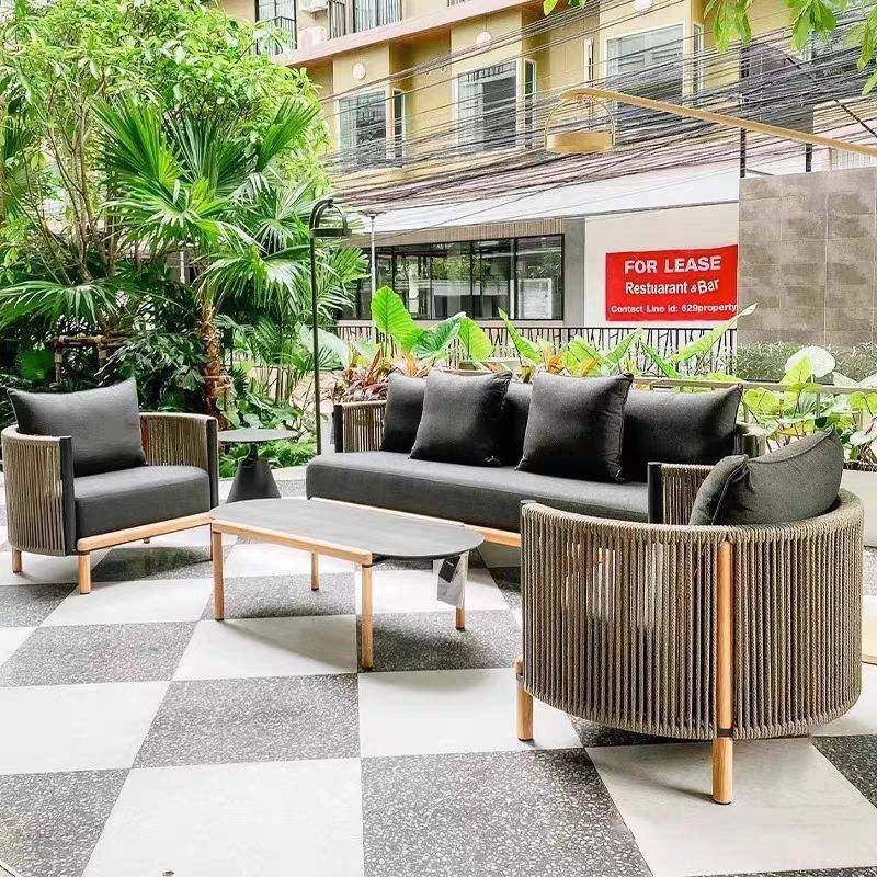 北欧户外藤编休闲沙发别墅庭院花园露天阳台休闲防腐实木藤椅家具,纺织面料/辅料/配套,纺织机械配件,淘宝优惠券,粉丝福利购,淘宝优惠卷