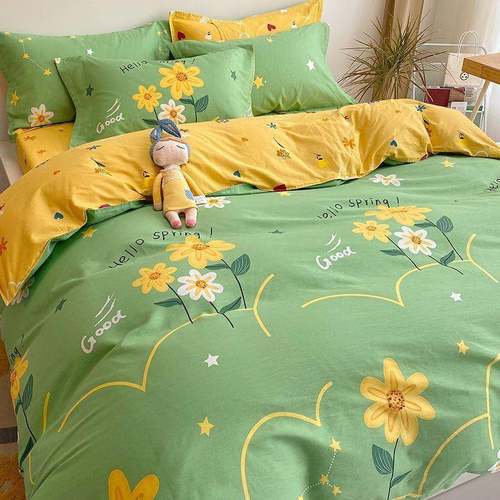 B0Z纯棉被套单件150x200床上全棉双人被罩180x200X230春秋