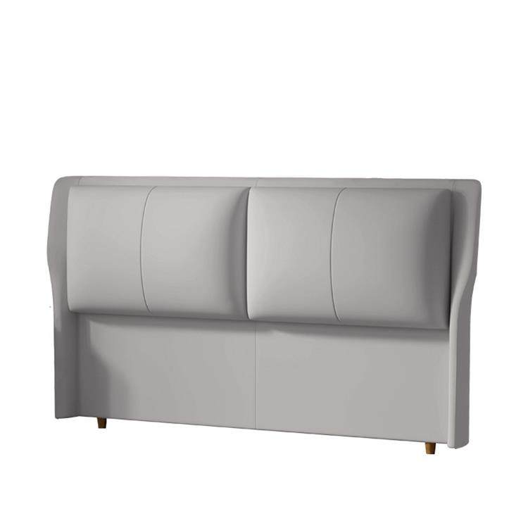 A6L2023年新款现代欧式实木软包板单买落地双人科技布榻榻米床头