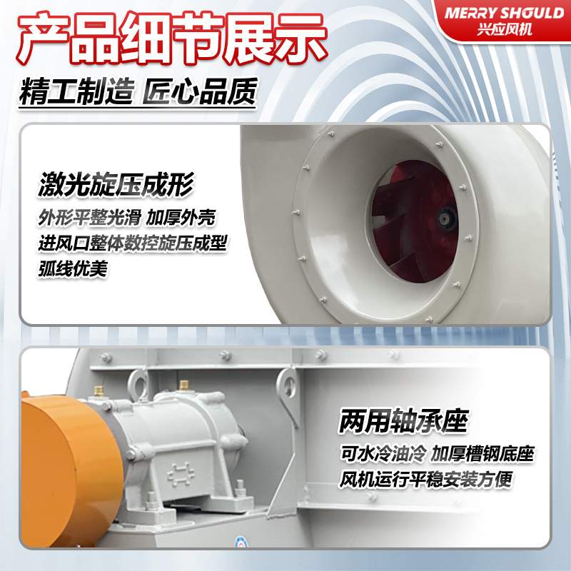 4-72 12C型玻璃钢防腐风机环保设备专业强防腐耐磨损离心式通风机