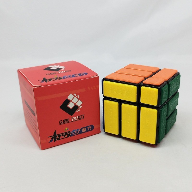 梯色Bi cube捆绑三阶魔方 插销版 Bandaged Cube限制旋转难度挑战