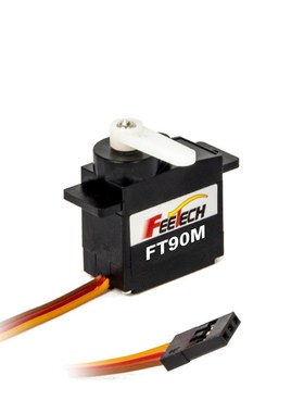 飞特FT90M黑色9g小型6V金属齿2kg带反馈微型机器人数码航模舵机