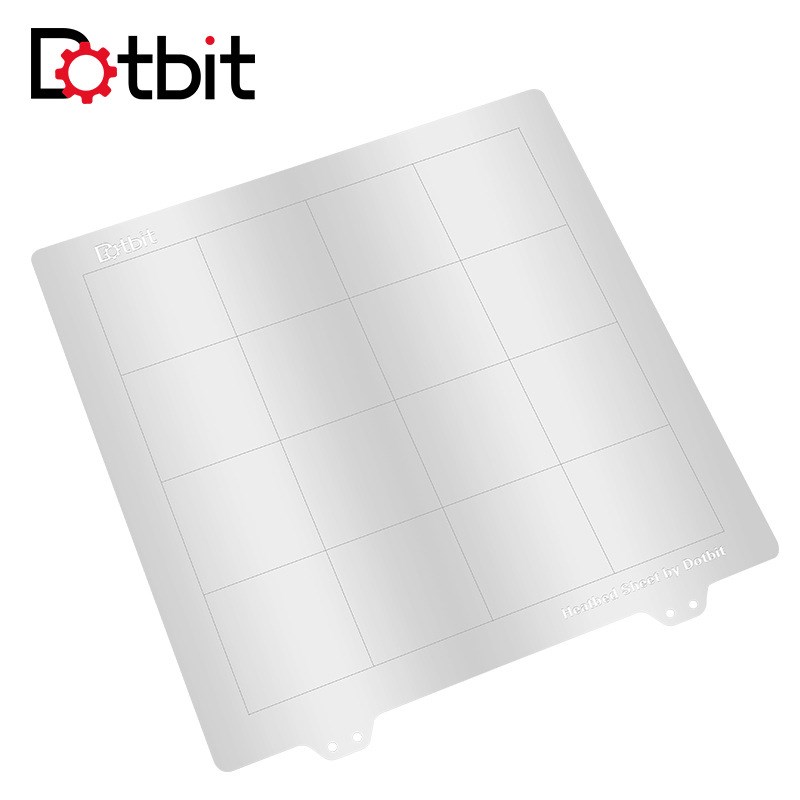 Dotbit 3D打印机配件 235*235mm 热床钢板+平台贴纸组合 防翘边新