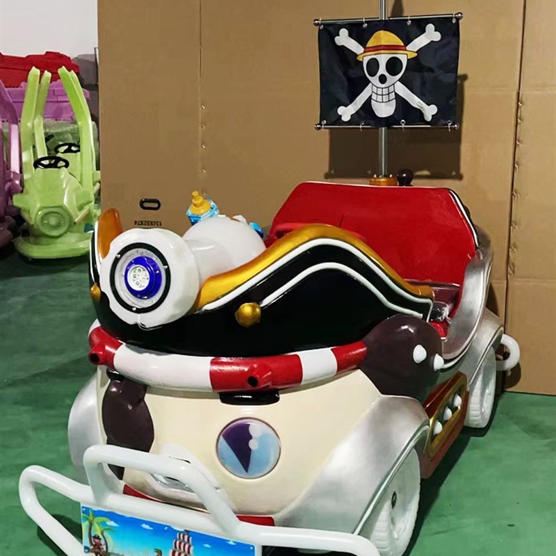 广场游乐车夜市摆摊儿童碰碰车新款发光双人亲子电动卡丁车越野车