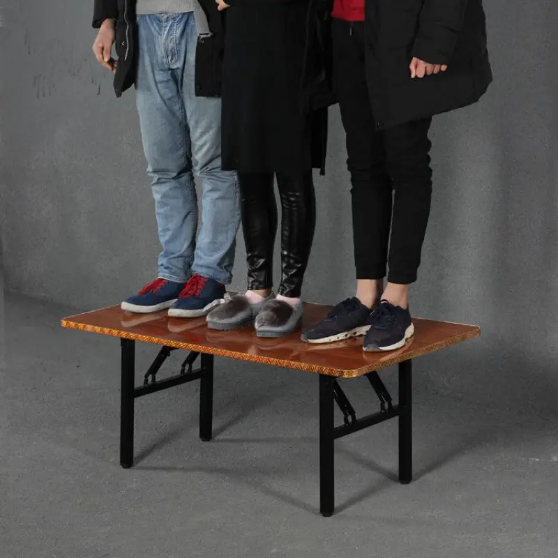 饭桌房桌子折叠易折叠桌折叠桌子吃饭桌子6人家用小户型矮桌